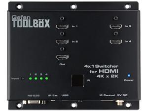 Gefen 4 x 1 Switcher for HDMI 4K x 2K GTB-HD4K2K-441-BLK Gefen 4 x 1 Switcher for HDMI 4K x 2K GTB-HD4K2K-441-BLK