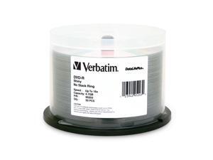 Verbatim DVD-R 4.7GB 16X DataLifePlus Shiny Silver Silk Screen Printable - 50pk SP Verbatim DVD-R 4.7GB 16X DataLifePlus Shiny Silver Silk Screen Printable - 50pk SP