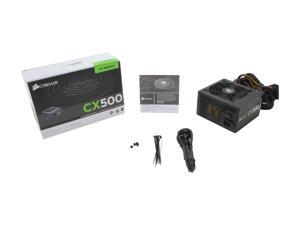 CORSAIR CX Series CX500 500W 80 PLUS BRONZE Active PFC ATX12V & EPS12V Power Supply CORSAIR CX Series CX500 500W 80 PLUS BRONZE Active PFC ATX12V & EPS12V Power Supply