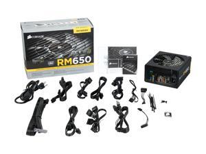 CORSAIR RM Series RM650 650W ATX12V v2.31 and EPS 2.92 80 PLUS GOLD Certified Full Modular Active PFC Power Supply CORSAIR RM Series RM650 650W ATX12V v2.31 and EPS 2.92 80 PLUS GOLD Certified Full Modular Active PFC Power Supply