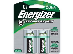 ENERGIZER Recharge 1.2V 2500mAh Size C Ni-MH Rechargeable Battery, 2-Pack ENERGIZER Recharge 1.2V 2500mAh Size C Ni-MH Rechargeable Battery, 2-Pack