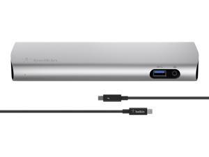 Belkin Thunderbolt 2 Express Dock HD with 1-Meter Thunderbolt Data Transfer Cable, Designed for Thunderbolt 2 Technology with 4K Resolution (F4U085tt) Belkin Thunderbolt 2 Express Dock HD with 1-Meter Thunderbolt Data Transfer Cable, Designed for Thunderbolt 2 Technology with 4K Resolution (F4U085tt)