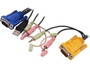 IOGEAR 6ft. 6" USB KVM Cable with Audio G2L5302U IOGEAR 6ft. 6" USB KVM Cable with Audio G2L5302U