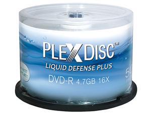 PlexDisc 4.7GB 16X DVD-R Water Resistant Glossy White Inkjet Printable 50 Packs Spindle Disc Model 632-C14 PlexDisc 4.7GB 16X DVD-R Water Resistant Glossy White Inkjet Printable 50 Packs Spindle Disc Model 632-C14