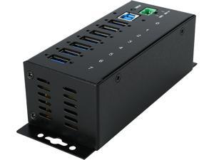 StarTech.com ST7300USBME 7 Port Industrial USB 3.0 Hub - with ESD Protection - Mountable - USB 3 Hub - USB Extender - Powered USB 3.0 Hub - USB Splitter StarTech.com ST7300USBME 7 Port Industrial USB 3.0 Hub - with ESD Protection - Mountable - USB 3 Hub - USB Extender - Powered USB 3.0 Hub - USB Splitter