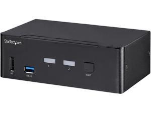 StarTech.com SV231DPU34K 2-Port DisplayPort KVM Switch - 4K 60Hz - DisplayPort 1.2 KVM Switch StarTech.com SV231DPU34K 2-Port DisplayPort KVM Switch - 4K 60Hz - DisplayPort 1.2 KVM Switch