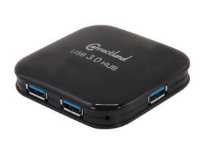 SYBA Connectland CL-HUB20126 USB 3.0 4-port Pocket Size Hub, 5Gbps Data Rate, Free AC Adapter and Cable - Black SYBA Connectland CL-HUB20126 USB 3.0 4-port Pocket Size Hub, 5Gbps Data Rate, Free AC Adapter and Cable - Black