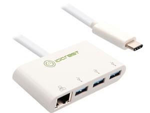 SYBA SY-HUB50089 USB Type-C to USB 3.0 Hub with Gigabit Ethernet SYBA SY-HUB50089 USB Type-C to USB 3.0 Hub with Gigabit Ethernet