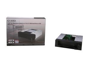 ICY DOCK 5.25 Inch Hot Swap Drive Caddy / Docking for 2.5 Inch & 3.5 Inch SATA Hard Drive/SSD - DuoSwap MB971SP-B ICY DOCK 5.25 Inch Hot Swap Drive Caddy / Docking for 2.5 Inch & 3.5 Inch SATA Hard Drive/SSD - DuoSwap MB971SP-B