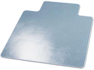 SuperMat Frequent Use Chair Mat Medium Pile Carpet Beveled 45x53 w/Lip Clear SuperMat Frequent Use Chair Mat Medium Pile Carpet Beveled 45x53 w/Lip Clear