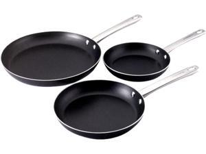 Farberware 20065 Three Piece Set- 8-Inch, 10-Inch, and 12-Inch Skillets, Gray Farberware 20065 Three Piece Set- 8-Inch, 10-Inch, and 12-Inch Skillets, Gray