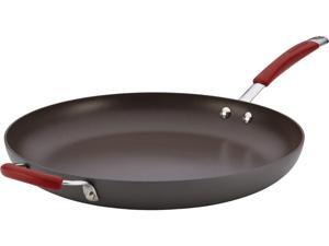 Rachael Ray 14-in. Nonstick Cucina Hard Anodized Skillet, Cranberry Rachael Ray 14-in. Nonstick Cucina Hard Anodized Skillet, Cranberry