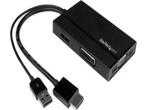 Startech HD2DPVGADVI Travel A/V Adapter: 3-in-1 HDMI to DisplayPort, VGA or DVI - 1920 x 1200 Startech HD2DPVGADVI Travel A/V Adapter: 3-in-1 HDMI to DisplayPort, VGA or DVI - 1920 x 1200