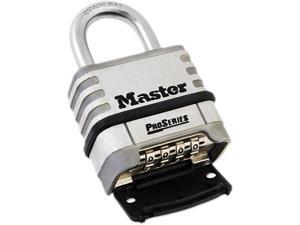 Proseries Stainless Steel Easy-To-Set Combination Lock, Stainless Steel, 5/16" Proseries Stainless Steel Easy-To-Set Combination Lock, Stainless Steel, 5/16"
