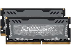 Ballistix Sport LT 32GB Kit (16GBx2) DDR4 2400 MT/s (PC4-19200) SODIMM 260-Pin Memory - BLS2K16G4S240FSD Ballistix Sport LT 32GB Kit (16GBx2) DDR4 2400 MT/s (PC4-19200) SODIMM 260-Pin Memory - BLS2K16G4S240FSD