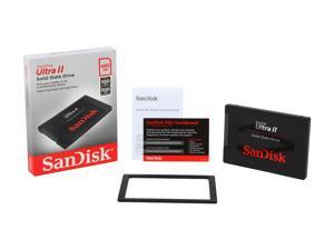 SanDisk Ultra II 2.5" 480GB SATA III Internal Solid State Drive (SSD) SDSSDHII-480G-G25 SanDisk Ultra II 2.5" 480GB SATA III Internal Solid State Drive (SSD) SDSSDHII-480G-G25