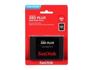 SanDisk SSD Plus 960GB Internal SSD - SATA III 6Gb/s, 2.5"/7mm - SDSSDA-960G-G26 SanDisk SSD Plus 960GB Internal SSD - SATA III 6Gb/s, 2.5"/7mm - SDSSDA-960G-G26