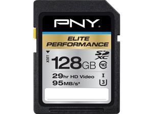 PNY 128GB Elite Performance SDXC UHS-I/U3 Class 10 Memory Card, Speed Up to 95MB/s (P-SDX128U395-GE) PNY 128GB Elite Performance SDXC UHS-I/U3 Class 10 Memory Card, Speed Up to 95MB/s (P-SDX128U395-GE)