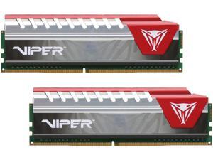 Patriot Viper Elite 8GB (2 x 4GB) DDR4 2400MHz DRAM (Desktop Memory) CL15 1.2V Red DIMM (288-pin) PVE48G240C5KRD (Intel XMP, AMD Ryzen) Patriot Viper Elite 8GB (2 x 4GB) DDR4 2400MHz DRAM (Desktop Memory) CL15 1.2V Red DIMM (288-pin) PVE48G240C5KRD (Intel XMP, AMD Ryzen)