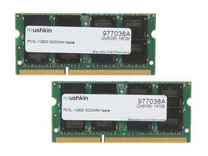 Mushkin Enhanced Essentials 16GB (2 x 8GB) DDR3 1600 (PC3 12800) Memory for Apple Model 977038A Mushkin Enhanced Essentials 16GB (2 x 8GB) DDR3 1600 (PC3 12800) Memory for Apple Model 977038A