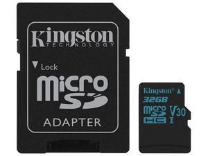 Kingston Canvas Go! 32GB microSDHC Memory (Flash Memory) Model SDCG2/32GBCR Kingston Canvas Go! 32GB microSDHC Memory (Flash Memory) Model SDCG2/32GBCR