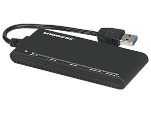 Manhattan Super-Speed USB, External Card Reader & Writer, 62-in-1, Black Manhattan Super-Speed USB, External Card Reader & Writer, 62-in-1, Black