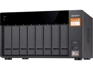 QNAP TS-832X-2G-US High-Performance 8-Bay 64-bit NAS Built-in 2 x 10 GbE (SFP+) Network, Hardware Encryption, Quad Core 1.7 GHz, 2GB RAM, 2 x 1 GbE QNAP TS-832X-2G-US High-Performance 8-Bay 64-bit NAS Built-in 2 x 10 GbE (SFP+) Network, Hardware Encryption, Quad Core 1.7 GHz, 2GB RAM, 2 x 1 GbE