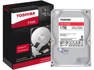 Toshiba P300 1TB Desktop PC Internal Hard Drive 7200 RPM SATA 6Gb/s 64MB Cache 3.5 inch - HDWD110XZSTA (RETAIL PACKAGE) Toshiba P300 1TB Desktop PC Internal Hard Drive 7200 RPM SATA 6Gb/s 64MB Cache 3.5 inch - HDWD110XZSTA (RETAIL PACKAGE)