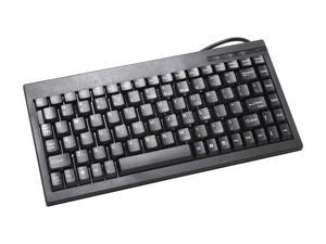 SolidTek KB-595BP Black PS/2 Wired Mini Keyboard SolidTek KB-595BP Black PS/2 Wired Mini Keyboard
