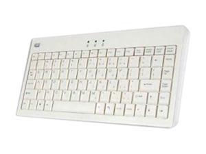 Adesso AKB-110W EasyTouch mini USB Keyboard with PS/2 Adapter (White) Adesso AKB-110W EasyTouch mini USB Keyboard with PS/2 Adapter (White)