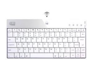 ADESSO WKB-1000BW White Bluetooth Wireless Mini Keyboard 1000 for iPad ADESSO WKB-1000BW White Bluetooth Wireless Mini Keyboard 1000 for iPad