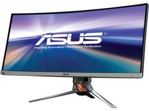 Asus ROG Swift PG348Q Black 34" 3440 x 1440, 100 Hz Curved IPS G-Sync 21:9 WQHD 100% sRGB Gaming Monitor with Speakers, Tilt, Swift, Height-Adjustable, VESA Mount Asus ROG Swift PG348Q Black 34" 3440 x 1440, 100 Hz Curved IPS G-Sync 21:9 WQHD 100% sRGB Gaming Monitor with Speakers, Tilt, Swift, Height-Adjustable, VESA Mount