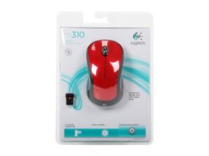 Logitech Logitech M310 Red Full Size Wireless Mouse M310 Flame Red 3 Buttons 1 x Wheel USB RF Wireless Laser Mouse Logitech Logitech M310 Red Full Size Wireless Mouse M310 Flame Red 3 Buttons 1 x Wheel USB RF Wireless Laser Mouse