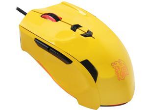 Tt eSPORTS THERON MO-TRN006DTN Metallic Yellow 8 Buttons 1 x Wheel USB Wired Laser Gaming Mouse Tt eSPORTS THERON MO-TRN006DTN Metallic Yellow 8 Buttons 1 x Wheel USB Wired Laser Gaming Mouse