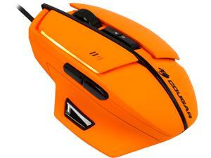 Cougar 600M Orange MOC600O 8200 dpi 16.8 Million Colors Gold Plated USB Laser Performance Gaming Mouse, 32bit ARM Processor 512KB On-Board Memory & UIX Interface System Cougar 600M Orange MOC600O 8200 dpi 16.8 Million Colors Gold Plated USB Laser Performance Gaming Mouse, 32bit ARM Processor 512KB On-Board Memory & UIX Interface System
