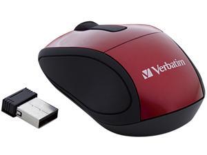 Verbatim 97540 Red 3 Buttons 1 x Wheel USB 2.0 RF Wireless Optical Mini Travel Mouse Verbatim 97540 Red 3 Buttons 1 x Wheel USB 2.0 RF Wireless Optical Mini Travel Mouse