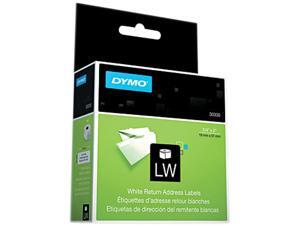 DYMO 30330 Return Address Labels, 3/4 x 2, White, 500/Box DYMO 30330 Return Address Labels, 3/4 x 2, White, 500/Box