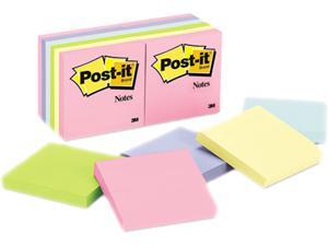 Post-it Notes 654-AST Original Pads in Pastel Colors,3 x 3, Five Pastel Colors, 12 100-Sheet Pads/Pack Post-it Notes 654-AST Original Pads in Pastel Colors,3 x 3, Five Pastel Colors, 12 100-Sheet Pads/Pack
