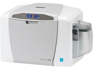 Fargo 051701 C50 Single-sided Plastic ID Card Printer Kit, 300 dpi, USB, Dye-sublimation/Resin Thermal Transfer, Asure ID Solo Software, USB Camera, 100 Image Color Ribbon, 100 PVC Cards Fargo 051701 C50 Single-sided Plastic ID Card Printer Kit, 300 dpi, USB, Dye-sublimation/Resin Thermal Transfer, Asure ID Solo Software, USB Camera, 100 Image Color Ribbon, 100 PVC Cards