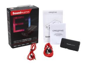 Creative Sound Blaster E1 USB Sound Card and DAC with Powered Headphone Amp Creative Sound Blaster E1 USB Sound Card and DAC with Powered Headphone Amp