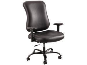 Optimus High Back Big & Tall Chair, 400-Lb. Capacity, Black Leather Optimus High Back Big & Tall Chair, 400-Lb. Capacity, Black Leather