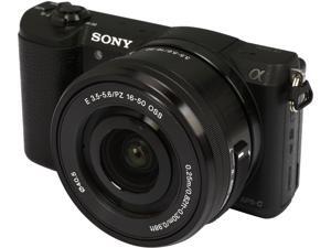 SONY Alpha 5100 ILCE-5100L/B Black 24.3 MP 3.0" 921.6K Touch LCD Mirrorless Camera w/ 16-50mm lens SONY Alpha 5100 ILCE-5100L/B Black 24.3 MP 3.0" 921.6K Touch LCD Mirrorless Camera w/ 16-50mm lens