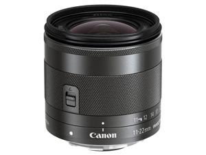Canon 7568B002 7568B002 EF-M 11-22mm f/4-5.6 IS STM Lens Black Canon 7568B002 7568B002 EF-M 11-22mm f/4-5.6 IS STM Lens Black