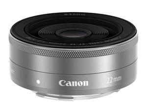 Canon 9808B002 EF-M 22mm f/2 STM Silver Lens Silver Canon 9808B002 EF-M 22mm f/2 STM Silver Lens Silver