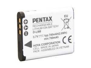 PENTAX D-LI88 1-Pack 740mAh Li-Ion Rechargeable Battery PENTAX D-LI88 1-Pack 740mAh Li-Ion Rechargeable Battery