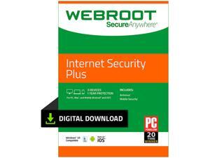 Webroot Internet Security Plus + Antivirus - 3 Devices 1 Year Subscription - Download Webroot Internet Security Plus + Antivirus - 3 Devices 1 Year Subscription - Download