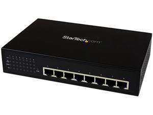 StarTech IES81000POE 8 Port Unmanaged Industrial Gigabit Power over Ethernet Switch - 802.3af/at PoE+ Switch - Wall Mountable - PoE Network Switch StarTech IES81000POE 8 Port Unmanaged Industrial Gigabit Power over Ethernet Switch - 802.3af/at PoE+ Switch - Wall Mountable - PoE Network Switch