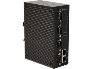 StarTech NETRS42348PD 4 Port Industrial RS-232 / 422 / 485 Serial to IP Ethernet Device Server StarTech NETRS42348PD 4 Port Industrial RS-232 / 422 / 485 Serial to IP Ethernet Device Server