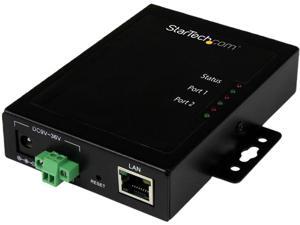 STARTECH NETRS2322P 2-Port Serial-to-IP Ethernet Device Server - RS232 - Metal and Mountable STARTECH NETRS2322P 2-Port Serial-to-IP Ethernet Device Server - RS232 - Metal and Mountable