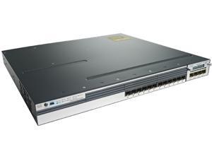 Cisco Catalyst 3750X-12S-S Layer 3 Switch - Manageable - Stack Port - 13 x Expansion Slots - Rack-mountable - WS-C3750X-12S-S Cisco Catalyst 3750X-12S-S Layer 3 Switch - Manageable - Stack Port - 13 x Expansion Slots - Rack-mountable - WS-C3750X-12S-S